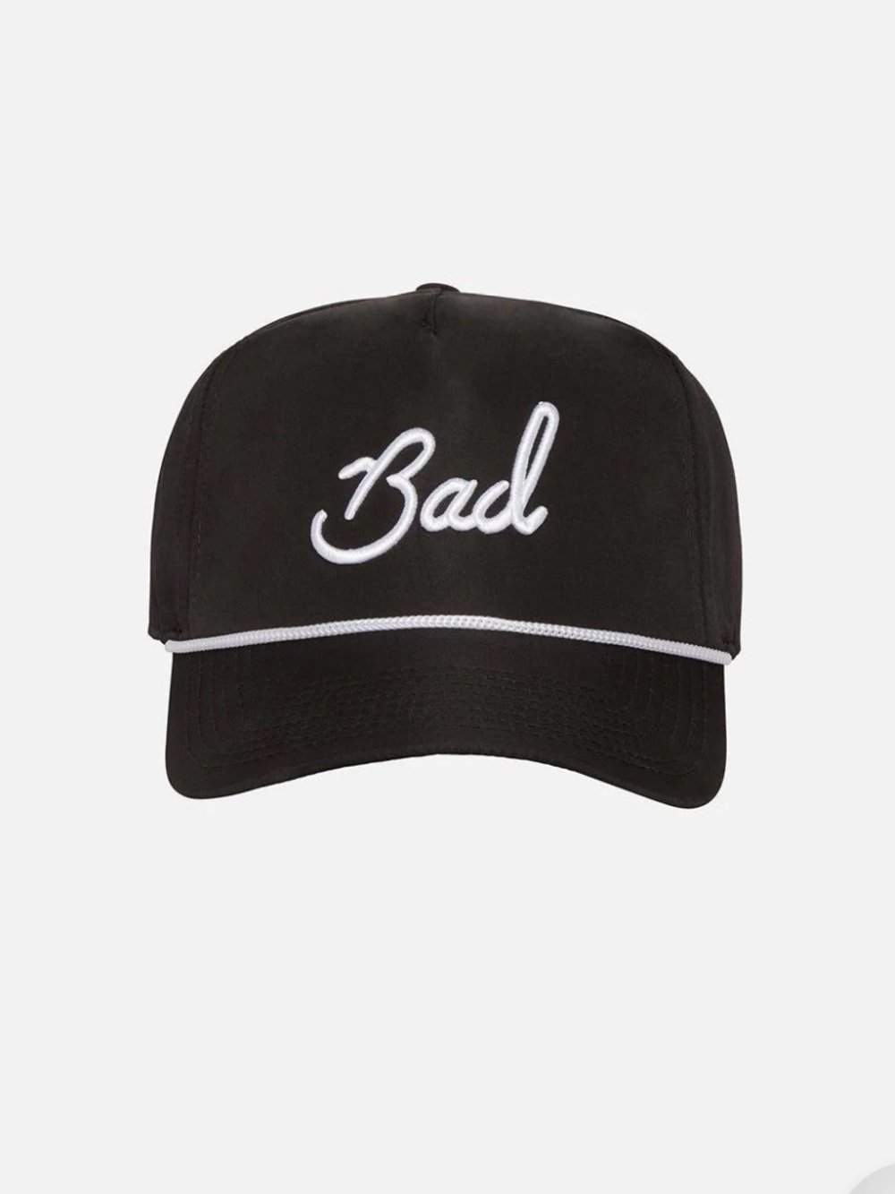 "BAD" BIRDIE ROPE GOLF HAT - BLACK